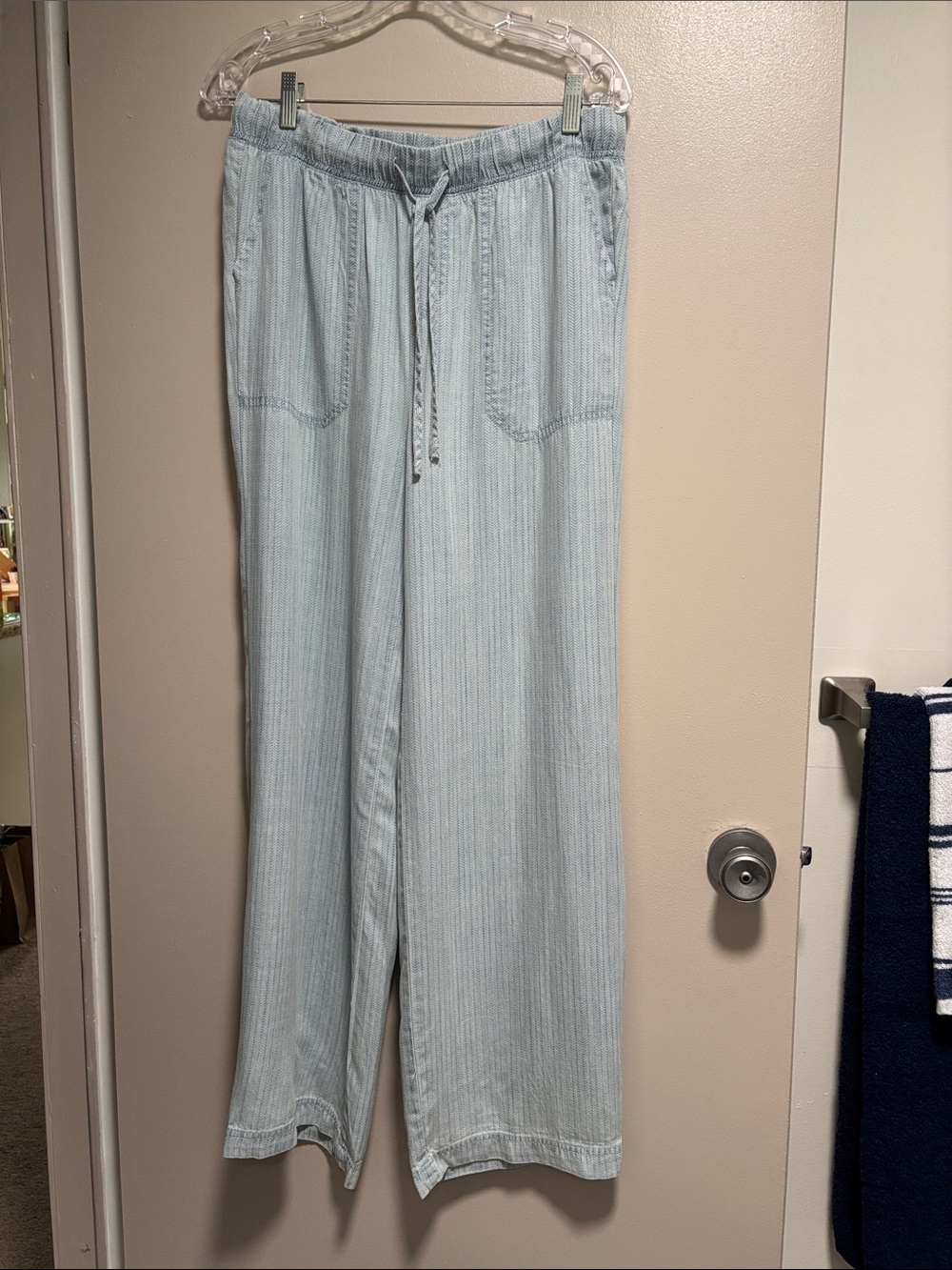 Thread & Supply Light Blue Wide Leg Pants
